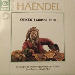 Georg Friedrich Händel / Orchestre De Chambre Jean-François Paillard / Jean-François Paillard Concerti Grossi Op. III Vinyl LP USED