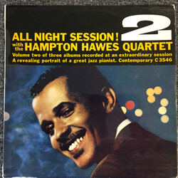 Hampton Hawes Quartet All Night Session! Vol. 2 Vinyl LP USED