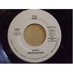 Propaganda Duel USED VINYL 7INCH 45 RPM SINGLE PROMO