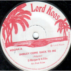 Derrick Morgan / Hortense Ellis / King Tubby / The Aggrovators Shirley Come Back To Me / A Good Version USED VINYL 7INCH 45 RPM SINGLE