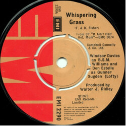 Windsor Davies / Don Estelle Whispering Grass USED VINYL 7INCH 45 RPM SINGLE