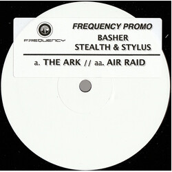 Basher / Stealth & Stylus The Ark / Air Raid USED VINYL 12INCH WHITE LABEL PROMO 45 RPM