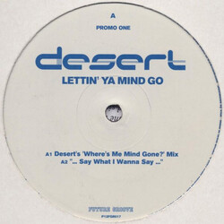 Desert Lettin' Ya Mind Go (Promo One) USED VINYL 12INCH 33 S RPM PROMO