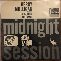 Gerry Mulligan / Lee Konitz / Chet Baker Midnight Session Vinyl LP USED