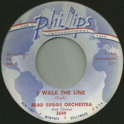 Brad Suggs Orchestra And Chorus I Walk The Line / Ooh Wee USED VINYL 7INCH 45 RPM SINGLE