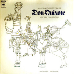 Richard Strauss / Leonard Bernstein / The New York Philharmonic Orchestra Bernstein Conducts Strauss: Don Quixote Vinyl LP USED