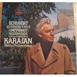 Franz Schubert / Herbert von Karajan / Berliner Philharmoniker Symphony No. 8 ("Unfinished") /  Rosamunde Overture & Ballet Music Vinyl LP USED