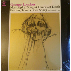 George London (2) / Leo Taubman / Modest Mussorgsky / Johannes Brahms Mussorgsky / Songs & Dances Of Death / Brahms / Four Serious Songs Vinyl LP USED