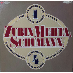 Robert Schumann / Zubin Mehta / Wiener Philharmoniker Symphony No. 1 In B Flat Major / Symphony No. 4 In D Major Vinyl LP USED