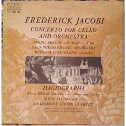 Frederick Jacobi Concerto For Cello And Orchestra / Hagiographia Vinyl LP USED