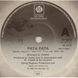 Osibisa Pata Pata USED VINYL 7INCH 45 RPM