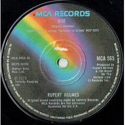 Rupert Holmes Him USED VINYL 7INCH 45 RPM SINGLE