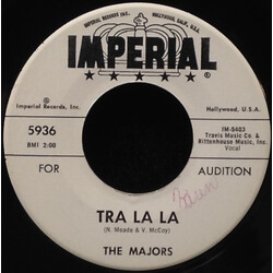 The Majors Tra La La USED VINYL 7INCH 45 RPM SINGLE PROMO