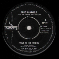 Eugene McDaniels Point Of No Return Vinyl 7" USED