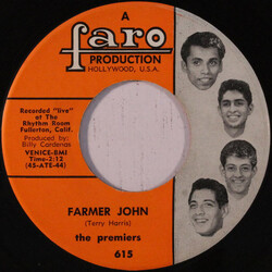 The Premiers Farmer John / Duffy's Blues USED VINYL 7INCH 45 RPM SINGLE