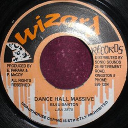 Buju Banton Dance Hall Massive USED VINYL 7INCH