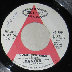 Design (6) Coloured Mile USED VINYL 7INCH SINGLE PROMO
