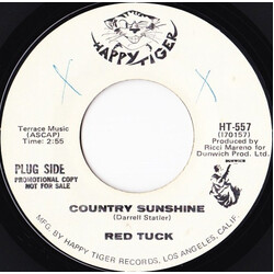 Red Tuck Country Sunshine USED VINYL 7INCH 45 RPM PROMO