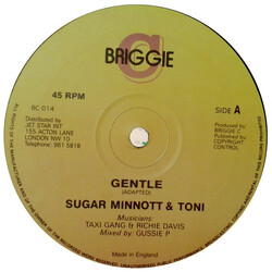 Sugar Minott / Toni (28) Gentle USED VINYL 12INCH 45 RPM