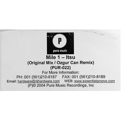 Mile 1 Itsu USED VINYL 12INCH WHITE LABEL