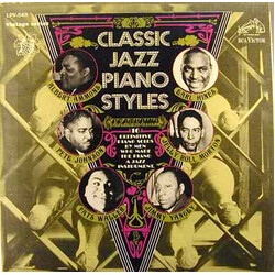 Various Classic Jazz Piano Styles Vinyl LP USED