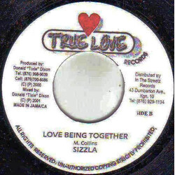 Daniel "Axeman" Thompson / Sizzla Untitled / Love Being Together USED VINYL 7INCH 45 RPM