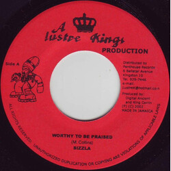 Sizzla / I Lue Worthy To Be Praised / The Sabbath USED VINYL 7INCH 45 RPM
