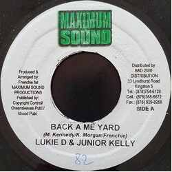 Lukie D / Junior Kelly Back A Me Yard USED VINYL 7INCH 45 RPM