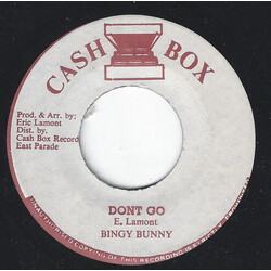 Bingy Bunny / Uziah "Sticky" Thompson Dont Go / Medicine USED VINYL 7INCH 45 RPM