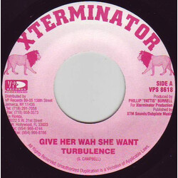 Turbulence (4) Give Her Wah She Want USED VINYL 7INCH 45 RPM SINGLE