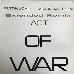 Elton John / Millie Jackson Act Of War (Extended Remix) USED VINYL 12INCH 45 RPM SINGLE STEREO