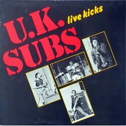 UK Subs Live Kicks VINYL 12" USED