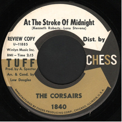 The Corsairs At The Stroke Of Midnight / Listen To My Little Heart USED VINYL 7INCH 45 RPM SINGLE PROMO