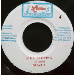 Sizzla R U Listening USED VINYL 7INCH 45 RPM