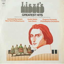 Franz Liszt / Leonard Bernstein / André Watts / Eugene Ormandy / Ivan Davis (2) Liszt's Greatest Hits Vinyl LP USED
