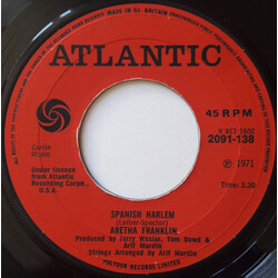 Aretha Franklin Spanish Harlem USED VINYL 7INCH 45 RPM SINGLE