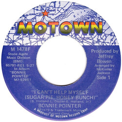 Bonnie Pointer I Can't Help Myself (Sugar Pie, Honey Bunch) USED VINYL 7INCH SINGLE REISSUE 45 RPM
