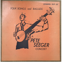 Pete Seeger A Pete Seeger Concert: Folk Songs And Ballads Vinyl LP USED
