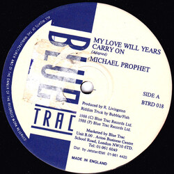 Michael Prophet My Love Will Years Carry On USED VINYL 12INCH 45 RPM