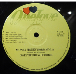 Sweetie Irie / Scoobie (2) Money Honey (Original Mix) Vinyl 12" USED