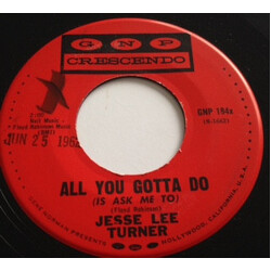 Jesse Lee Turner All You Gotta Do / The Voice Changing Song USED VINYL 7INCH 45 RPM SINGLE