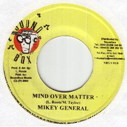 Mikey General Mind Over Matter USED VINYL 7INCH 45 RPM