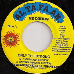 Mark Wonder / Chezidek / Lutan Fyah Only The Strong USED VINYL 7INCH 45 RPM