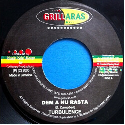 Turbulence (4) Dem A Nu Rasta USED VINYL 7INCH 45 RPM