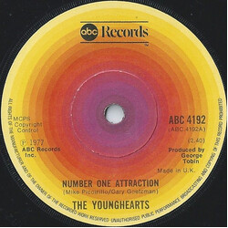 The Younghearts Number One Attraction USED VINYL 7INCH SINGLE 45 RPM
