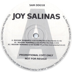 Joy Salinas Rockin' Romance (I Go Slow) - (The Black Box Remixes) USED VINYL 12INCH PROMO
