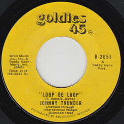 Johnny Thunder Loop de Loop USED VINYL 7INCH 45 RPM SINGLE STYRENE