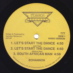 Hamilton Bohannon Let's Start The Dance VINYL 12" USED