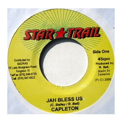 Capleton Jah Bless Us USED VINYL 7INCH 45 RPM