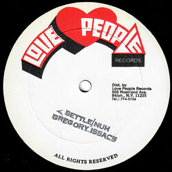 Gregory Isaacs Settle Nuh USED VINYL 12INCH 45 RPM